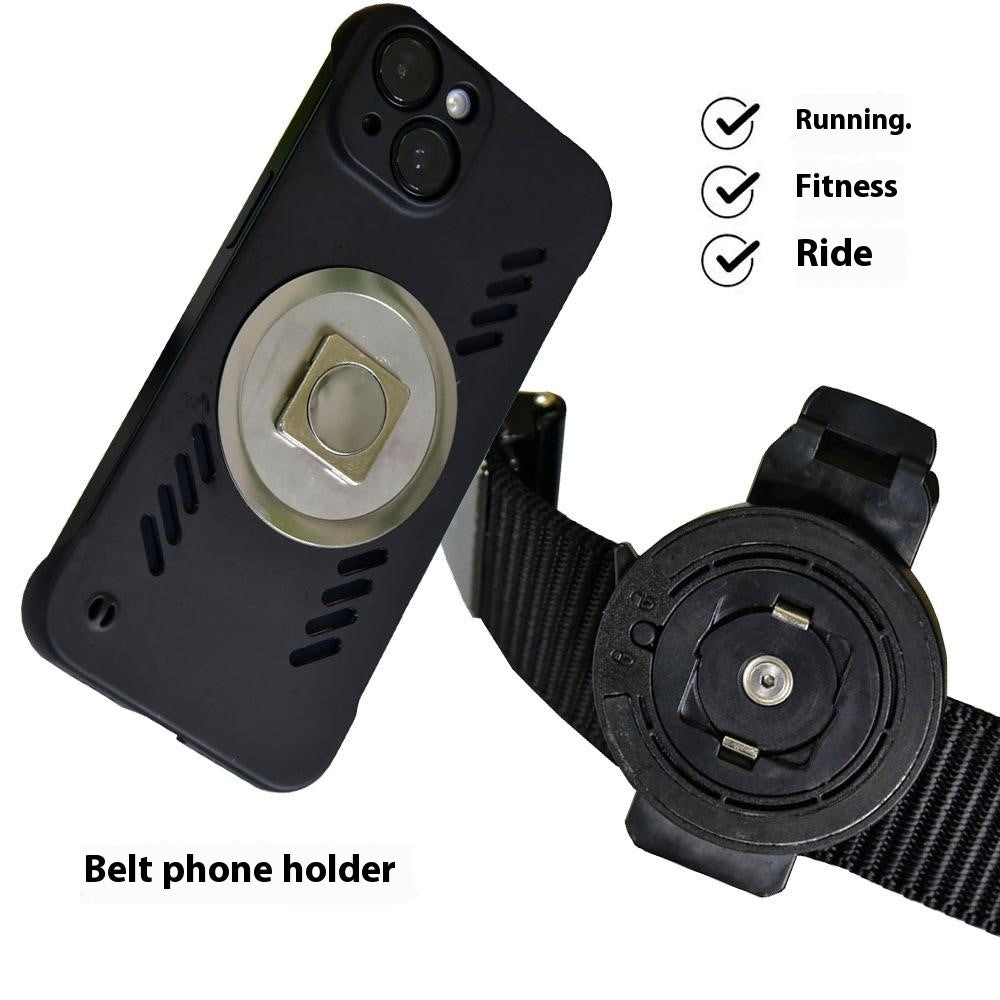 Phone Belt Clip with Round Adhesive Patch, Universal Sport Cell Phone Belt Holder