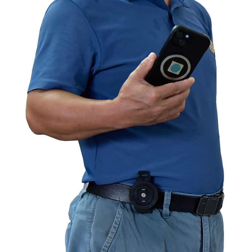 Phone Belt Clip with Round Adhesive Patch, Universal Sport Cell Phone Belt Holder