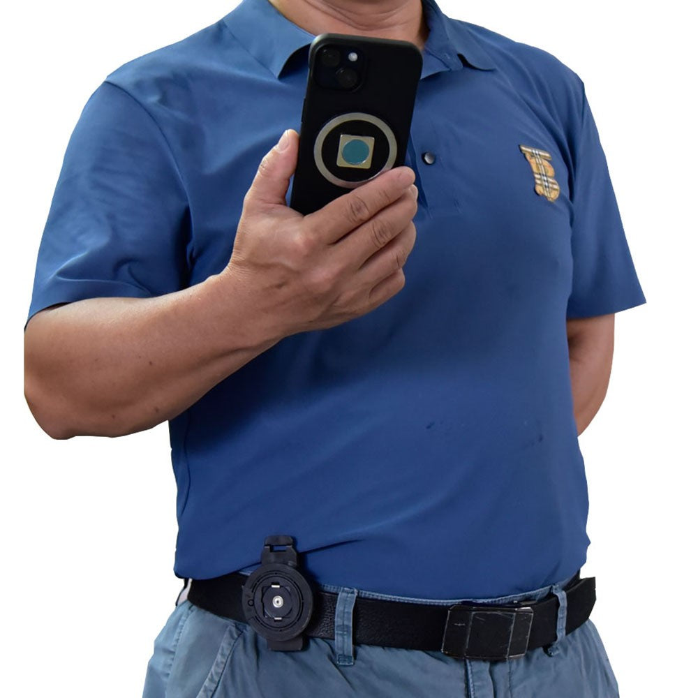 Phone Belt Clip with Round Adhesive Patch, Universal Sport Cell Phone Belt Holder