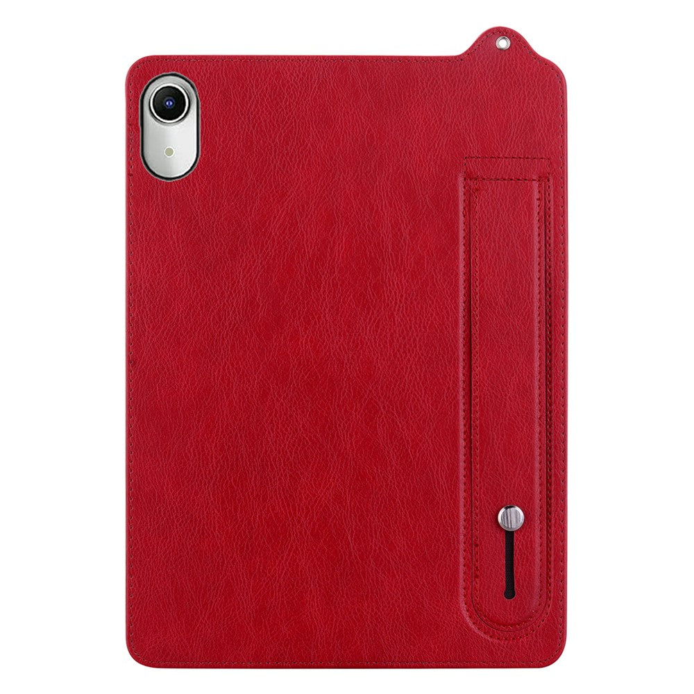 For Lenovo Tab P11 TB-J606F Case Hand Strap Kickstand Leather Tablet Cover