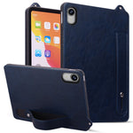 For Lenovo Tab P11 TB-J606F Case Hand Strap Kickstand Leather Tablet Cover