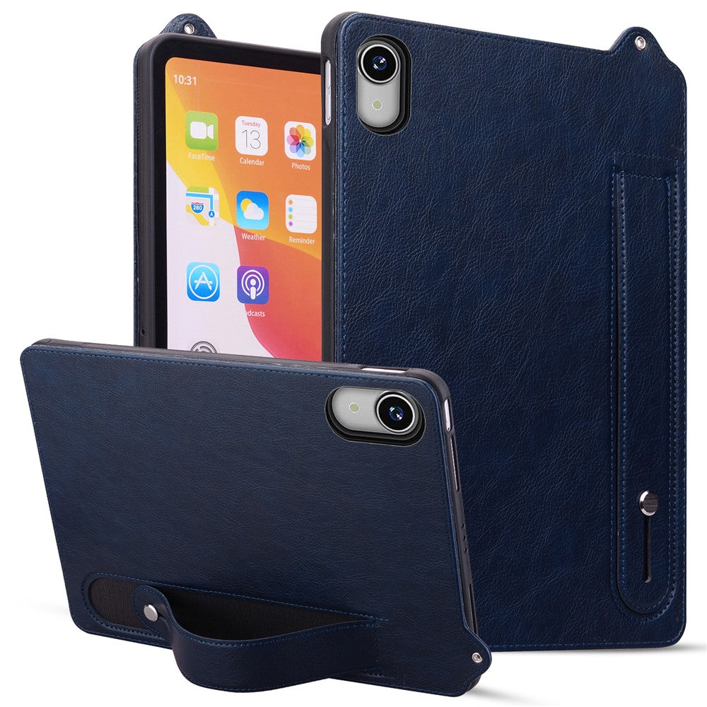 For Lenovo Tab P11 TB-J606F Case Hand Strap Kickstand Leather Tablet Cover