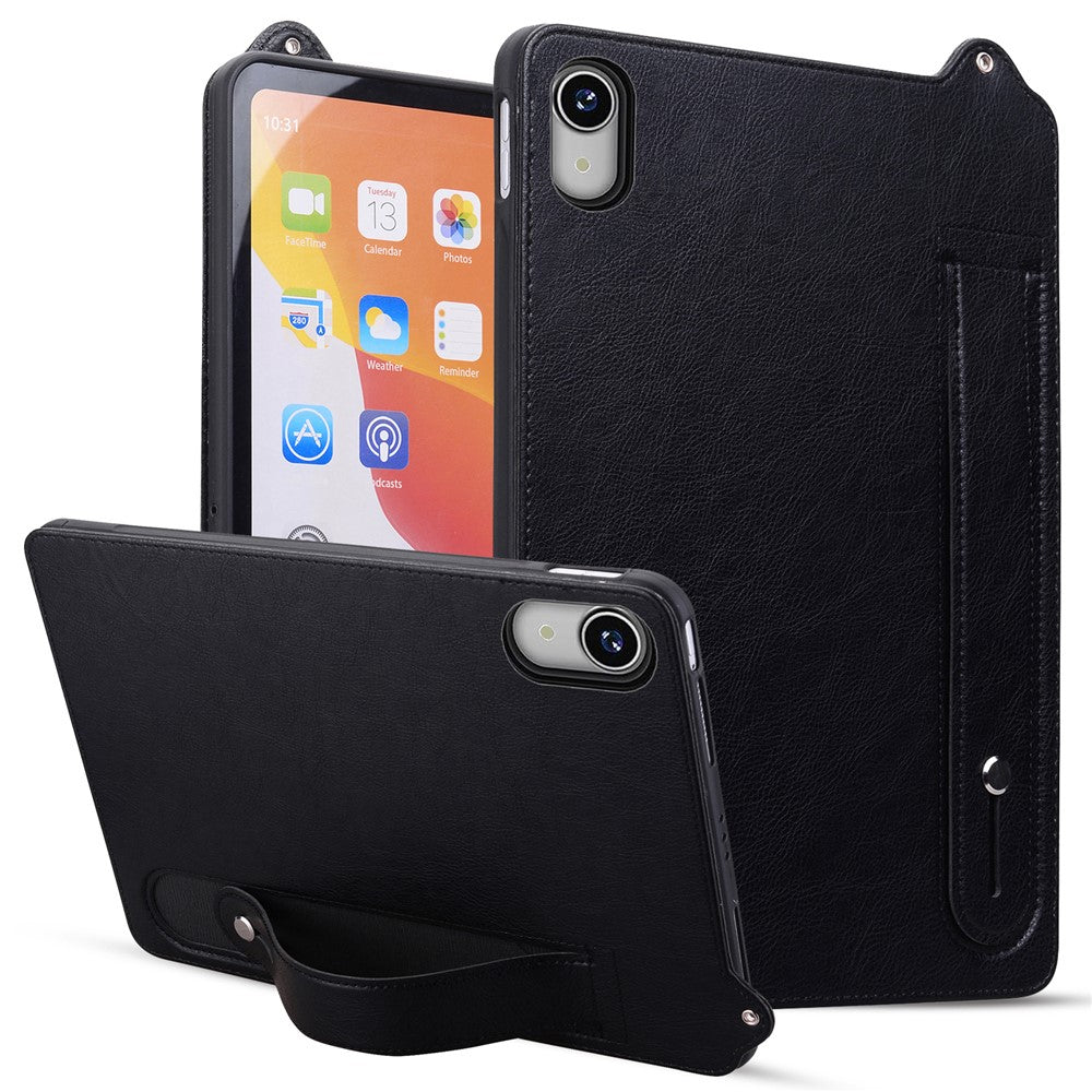 For Lenovo Tab P11 TB-J606F Case Hand Strap Kickstand Leather Tablet Cover