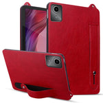 Fodral till Lenovo Tab M11 / Tab K11 Handrem Stöd Läder Surfplatta Skydd