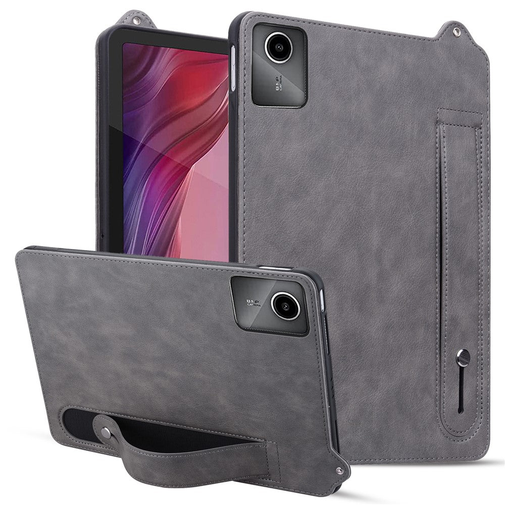 Fodral till Lenovo Tab M11 / Tab K11 Handrem Stöd Läder Surfplatta Skydd