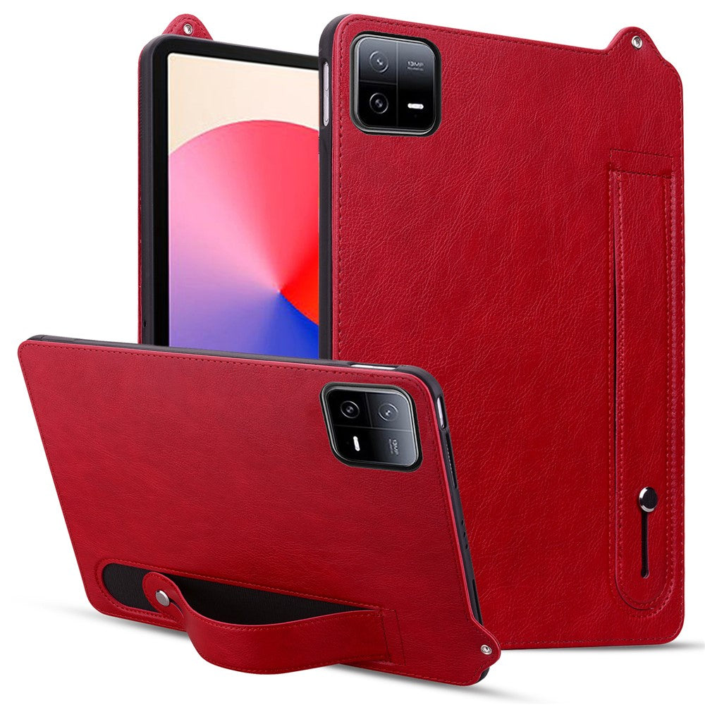 For Xiaomi Pad 6 / Pad 6 Pro Case Hand Strap Kickstand Leather Tablet Cover