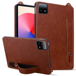 For Xiaomi Pad 6 / Pad 6 Pro Case Hand Strap Kickstand Leather Tablet Cover