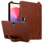 For Honor Pad 9 Case Hand Strap Kickstand Leather Tablet Cover