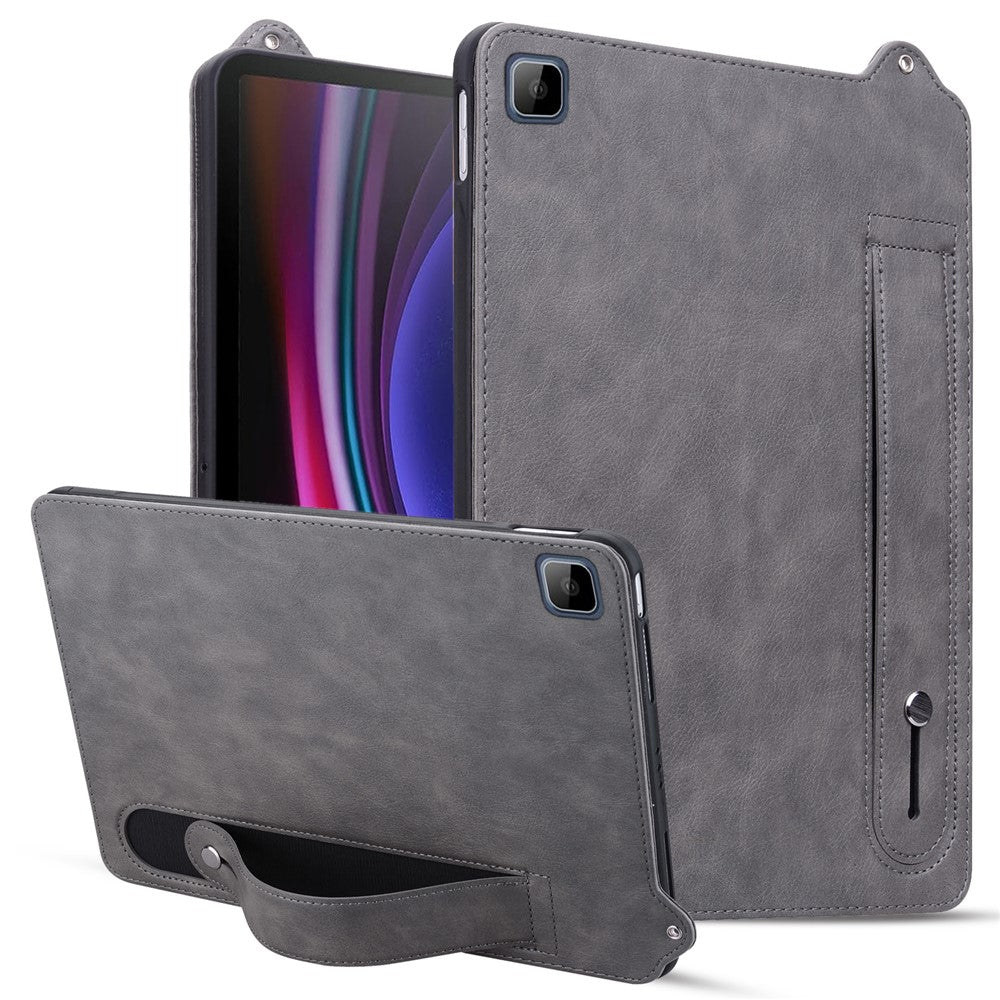 Tablet Case For Honor Pad X8 / Pad X8 Lite / Pad 6 10.1-inch / Huawei Enjoy Tablet 2 Hand Strap Kickstand Leather Cover