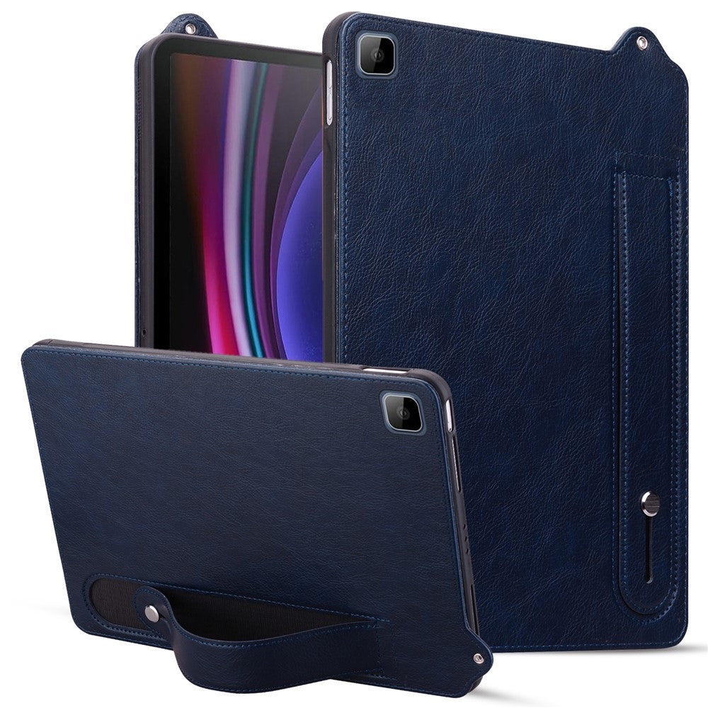 Tablet Case For Honor Pad X8 / Pad X8 Lite / Pad 6 10.1-inch / Huawei Enjoy Tablet 2 Hand Strap Kickstand Leather Cover