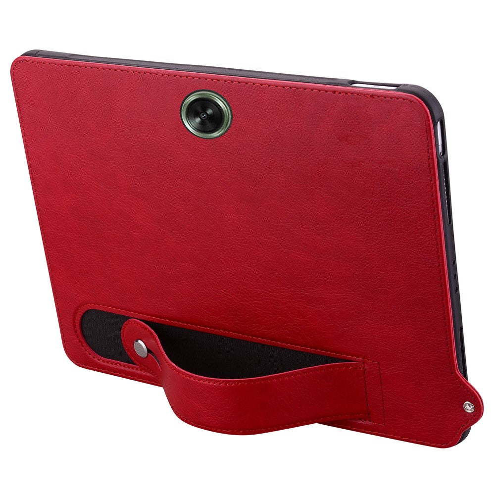 For OnePlus Pad Go / Oppo Pad Air 2 Case Hand Strap Kickstand Leather Tablet Cover