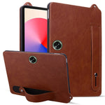 For OnePlus Pad Go / Oppo Pad Air 2 Case Hand Strap Kickstand Leather Tablet Cover
