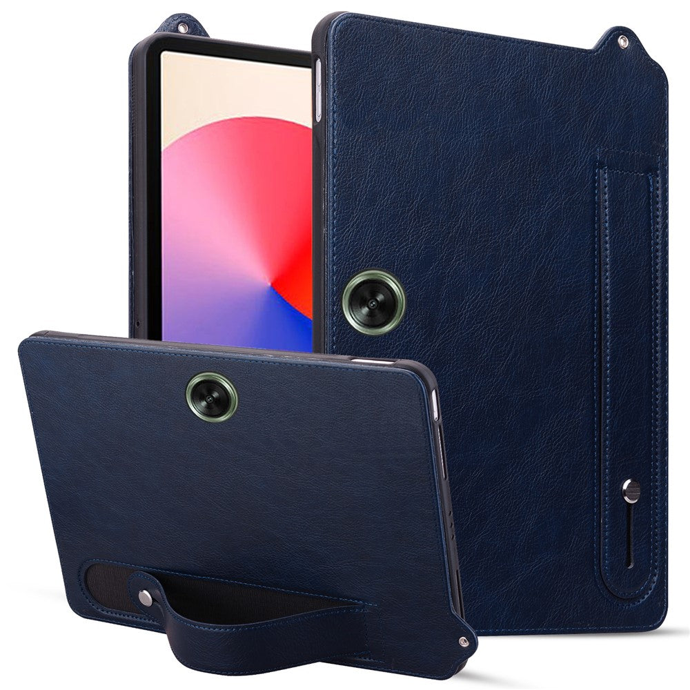 For OnePlus Pad Go / Oppo Pad Air 2 Case Hand Strap Kickstand Leather Tablet Cover