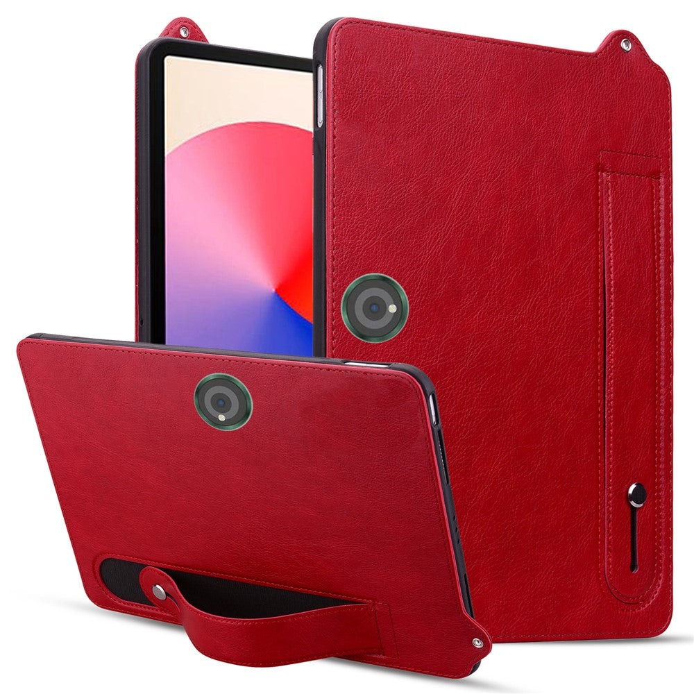 For OnePlus Pad Pro Case Hand Strap Kickstand Leather Tablet Cover