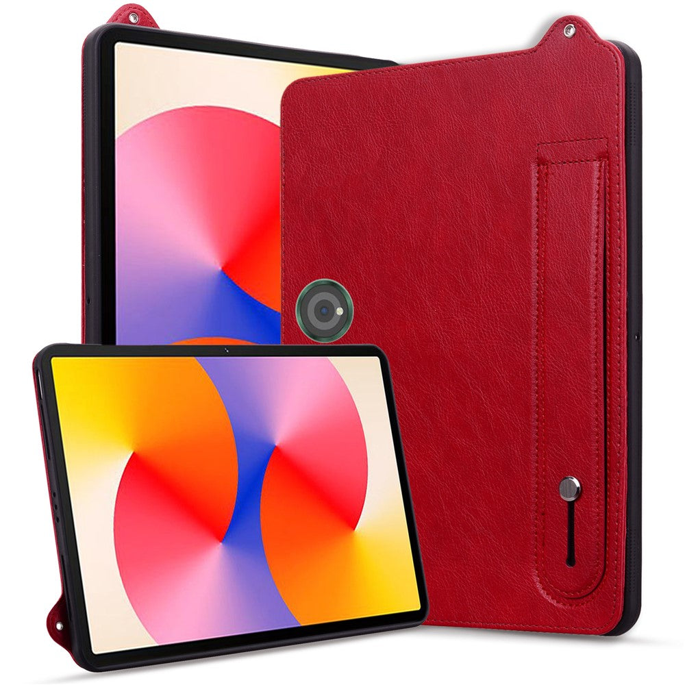 Fodral för OnePlus Pad Pro Handrem Stativ Läder Surfplatta