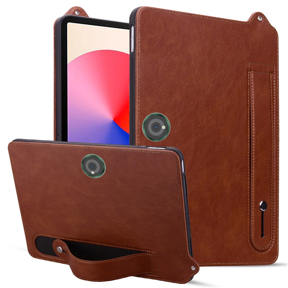 For OnePlus Pad Pro Case Hand Strap Kickstand Leather Tablet Cover