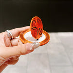 Foldable Ring Holder Magnetic Phone Stand with Adhesive for Home / Office