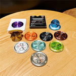 Foldable Ring Holder Magnetic Phone Stand with Adhesive for Home / Office