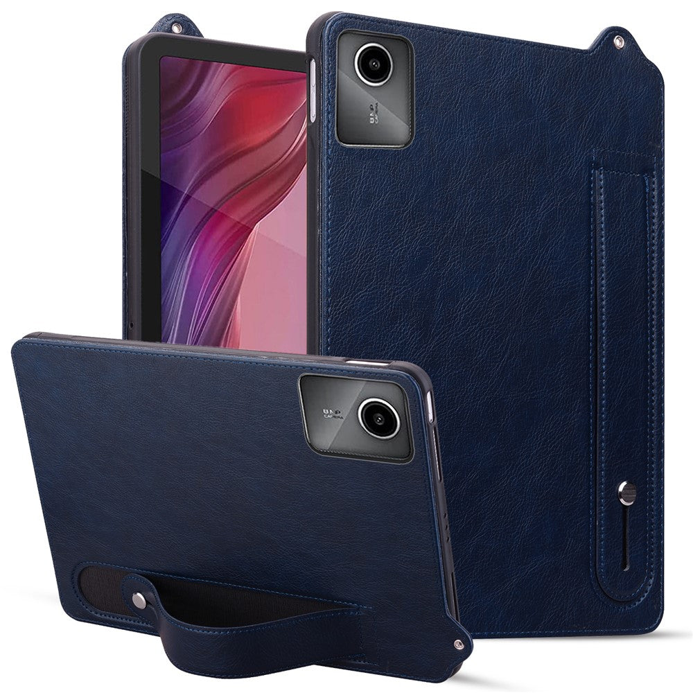 For Lenovo Xiaoxin Pad 11 2025 / Tab K11 Gen 2 TB336 / Idea Tab / Tab M11 Case Hand Strap Kickstand Leather Tablet Cover