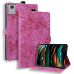 For Lenovo Xiaoxin Pad 11 2025 / Tab K11 Gen 2 TB336 / Idea Tab / Tab M11 Case Card Slots Leather Tablet Stand Folio Cover Flower Cat