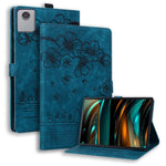 For Lenovo Xiaoxin Pad 11 2025 / Tab K11 Gen 2 TB336 / Idea Tab / Tab M11 Case Card Slots Leather Tablet Stand Folio Cover Flower Cat