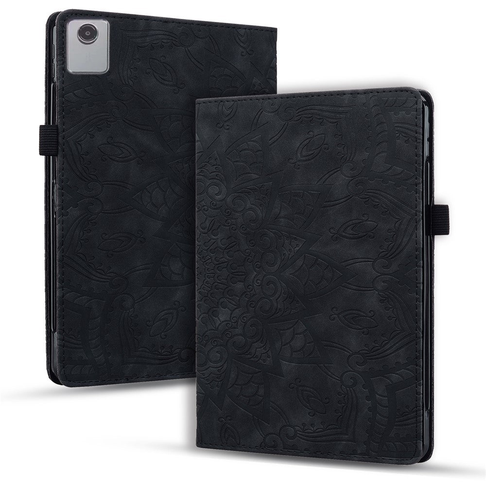 For Lenovo Xiaoxin Pad 11 2025 / Tab K11 Gen 2 TB336 / Idea Tab / Tab M11 Tablet Case Card Slots Leather Cover Flower Pattern