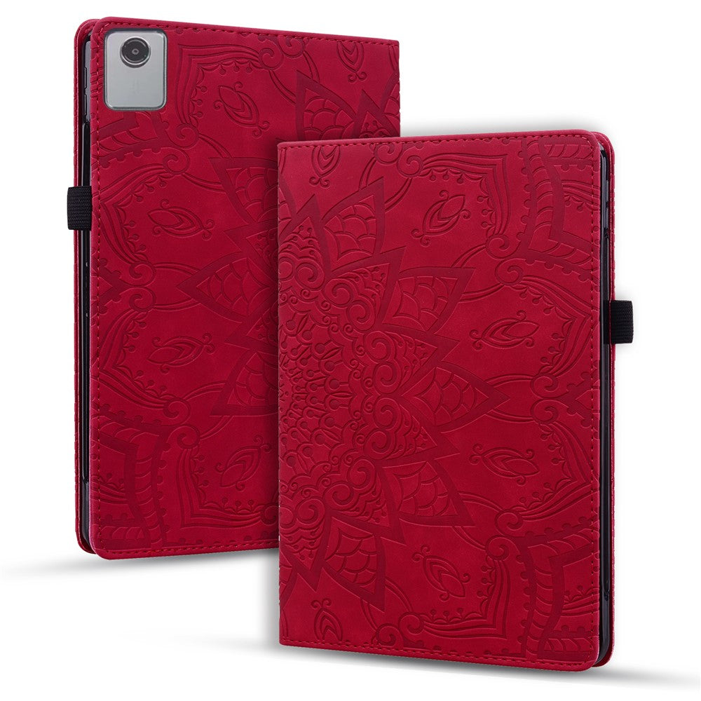 For Lenovo Xiaoxin Pad 11 2025 / Tab K11 Gen 2 TB336 / Idea Tab / Tab M11 Tablet Case Card Slots Leather Cover Flower Pattern
