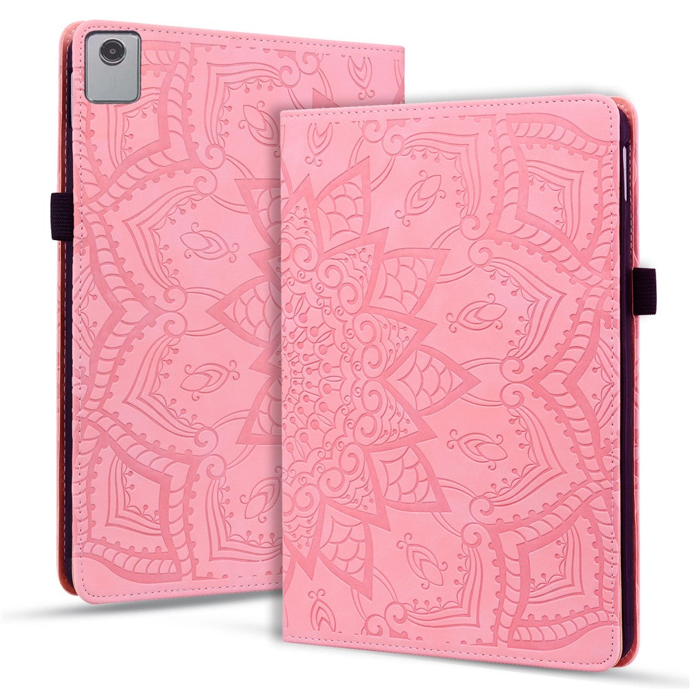 For Lenovo Xiaoxin Pad 11 2025 / Tab K11 Gen 2 TB336 / Idea Tab / Tab M11 Tablet Case Card Slots Leather Cover Flower Pattern
