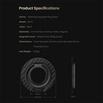 NILLKIN Magnetic Ring Kickstand Slim Aramid Fiber Aerospace Aluminum Multi Angle Adjustable Holder