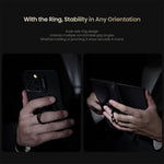 NILLKIN Magnetic Ring Kickstand Slim Aramid Fiber Aerospace Aluminum Multi Angle Adjustable Holder