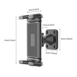 QB01 Universal Wall Mount Holder 4.7-15 Inch Phone Tablet 360 Degree Rotation Kitchen Bathroom Bracket