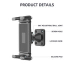 QB01 Universal Wall Mount Holder 4.7-15 Inch Phone Tablet 360 Degree Rotation Kitchen Bathroom Bracket