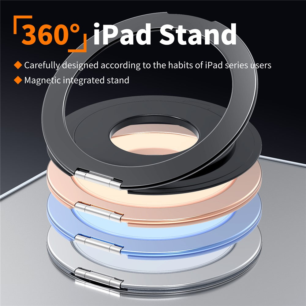 360 Degree Rotating Aluminum Alloy Stand Adhesive Adjustable Phone Tablet Kickstand