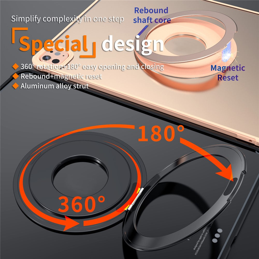 360 Degree Rotating Aluminum Alloy Stand Adhesive Adjustable Phone Tablet Kickstand