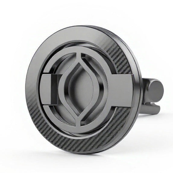 ZF007 Magnetisk mobilhållare med Dubbel Sidor, Hopfällbar, 360° Roterande mobilställ för Löpband/Motionscykel