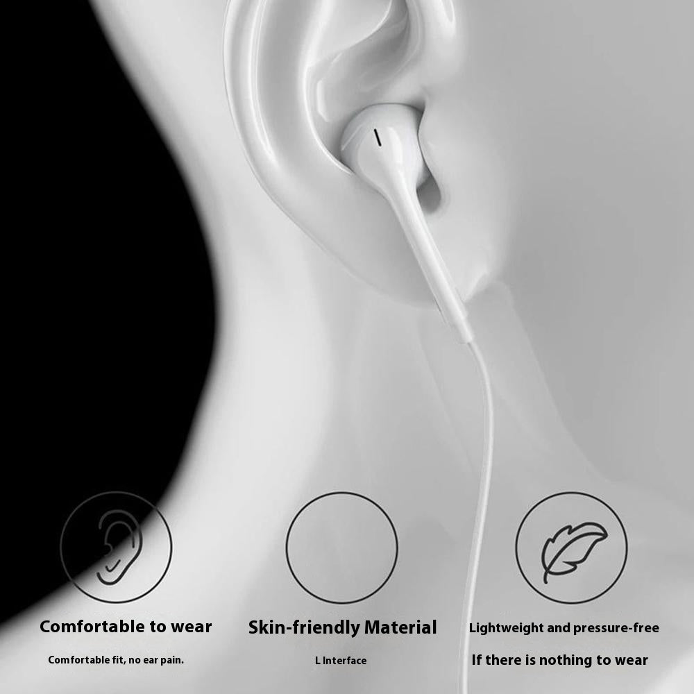 DUDAO X14+ Wired Headphones for iPhone Earbuds HiFi Sound In-Ear Earphones with Microphone & Volume Control