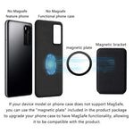 DO AS YOU WISH Foldable Square Magnetic Phone Stand with Card Holder 30-90° Adjustable Phone Desktop Holder Rotary with Magnetic Plate