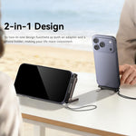 ESSAGER Type-C to iP (5-14) Adapter with Stand 90° L-Shape 240W Fast Charging Converter