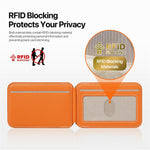 DUX DUCIS PAPO Magnetisk Korthållare med Ställ RFID - Orange