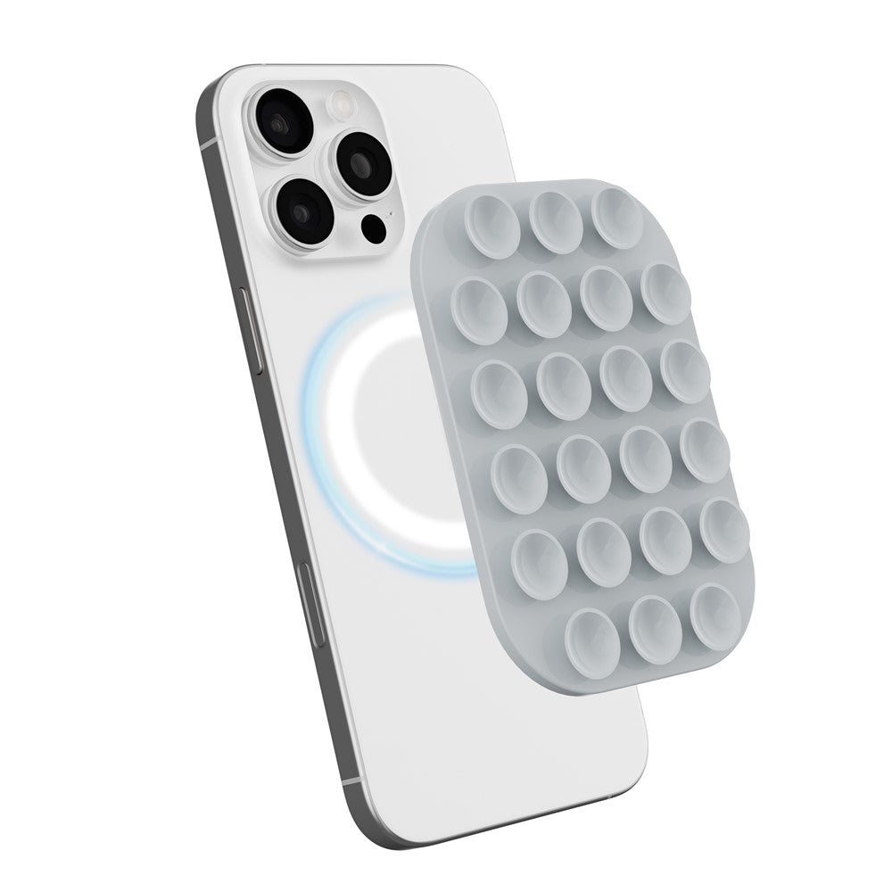 Magnetic Suction Cup Phone Mount Compatible with MagSafe Case Wall Stand Square Anti-Slip Holder