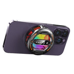 K31 Clip-on magnetisk telefonkøler med AI-temperaturstyring, 3-trins RGB-køleblæser med digitalt display