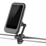 HL-69 Bike Handlebar Cell Phone Holder Mount Waterproof Phone Case Cycling Motorcycle Touch Screen Holder Bracket