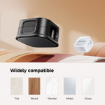 ESSAGER ES-ZL01 Magnetic Cable Organizer Desk Cord Holder with Strong Adhesive Backing 4 Rollers Wire Management Clip Keeper