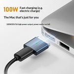 AP2-100T Magnetisk opladningsadapter, Type-C-hunstik til MagSafe 2-hanstik, 100W PD-hurtigopladerkonverter til MacBook Pro/Air (2012-2015)