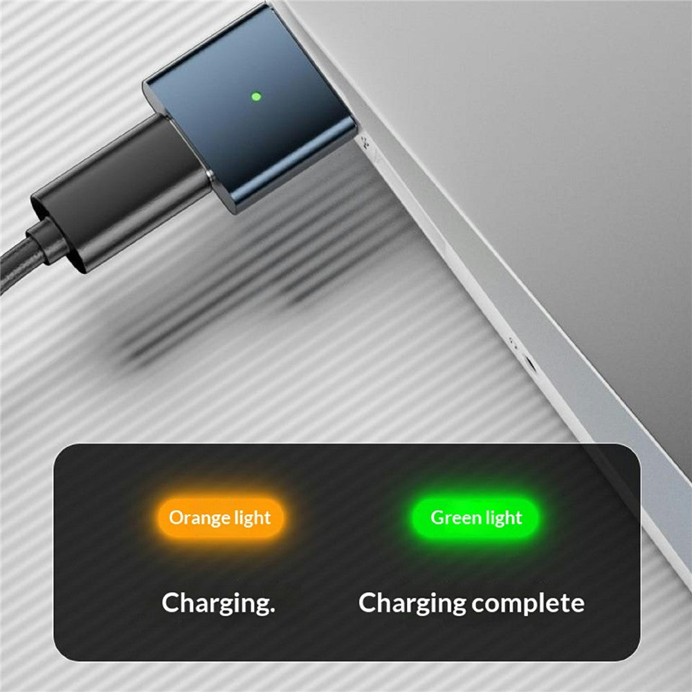 AP2-100T Magnetisk opladningsadapter, Type-C-hunstik til MagSafe 2-hanstik, 100W PD-hurtigopladerkonverter til MacBook Pro/Air (2012-2015)