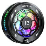 REMAX RT-F13 Magnetic Clamp Phone Cooler 3-Speed Adjustable Semiconductor Cooling Fan for Gaming