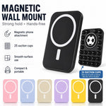 Football Pattern Magnetic Suction Cup Phone Mount Compatible with MagSafe Case Silicone Sticky Grip Holder