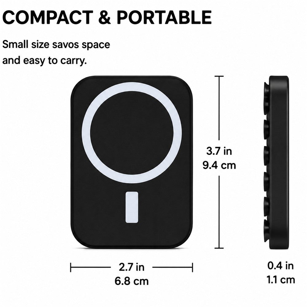 Football Pattern Magnetic Suction Cup Phone Mount Compatible with MagSafe Case Silicone Sticky Grip Holder
