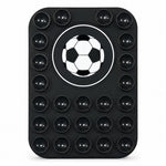 Football Pattern Magnetic Suction Cup Phone Mount Compatible with MagSafe Case Silicone Sticky Grip Holder