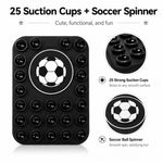Football Pattern Magnetic Suction Cup Phone Mount Compatible with MagSafe Case Silicone Sticky Grip Holder